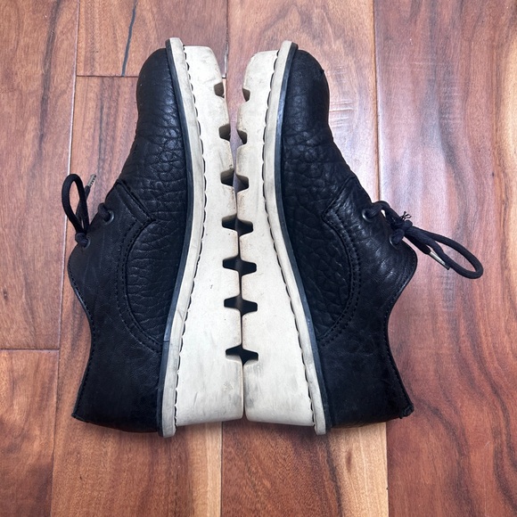 John Fluevog Shoes ATV Patrol Chunky Wedge Lace-up Oxford Black - Picture 2 of 10